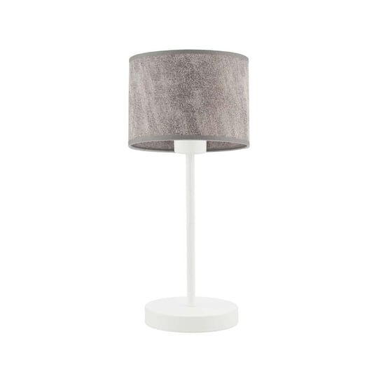 Lampka nocna LYSNE Nicea, 60 W, E27, beton/biała, 39,5x17,5 cm LYSNE