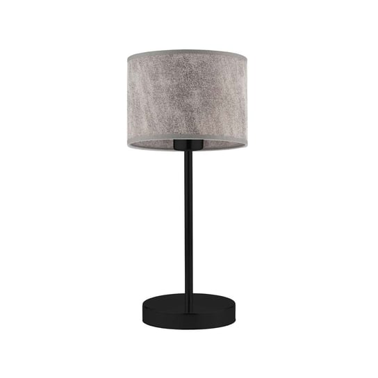 Lampka nocna LYSNE Nicea, 60 W, E27, beton/czarna, 39,5x17,5 cm LYSNE
