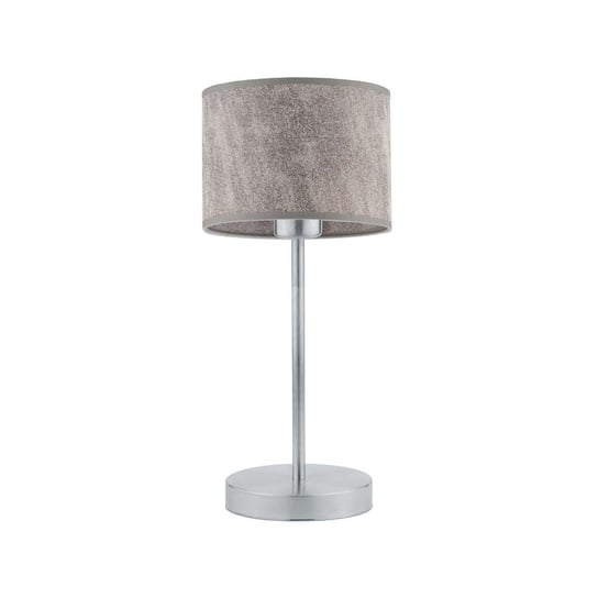 Lampka nocna LYSNE Nicea, 60 W, E27, beton/srebrna, 39,5x17,5 cm LYSNE