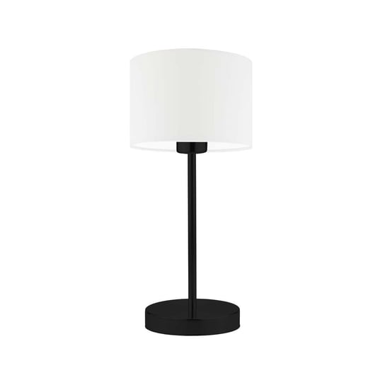 Lampka nocna LYSNE Nicea, 60 W, E27, biała/czarna, 39,5x17,5 cm LYSNE