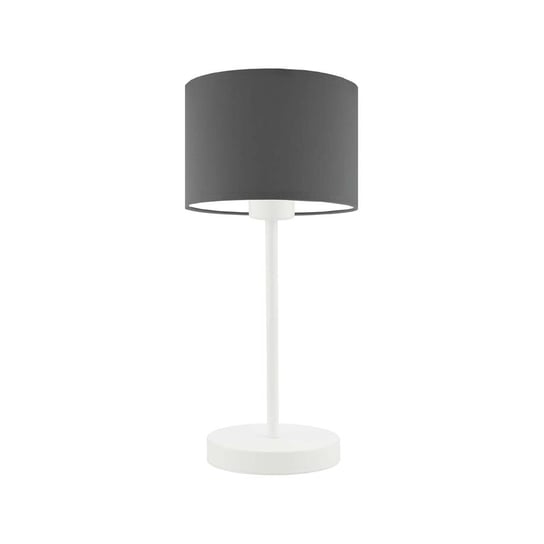 Lampka nocna LYSNE Nicea, 60 W, E27, stalowa/biała, 39,5x17,5 cm LYSNE