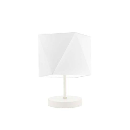 Lampka nocna LYSNE Pasadena, 60 W, E27, biała, 30x23 cm LYSNE
