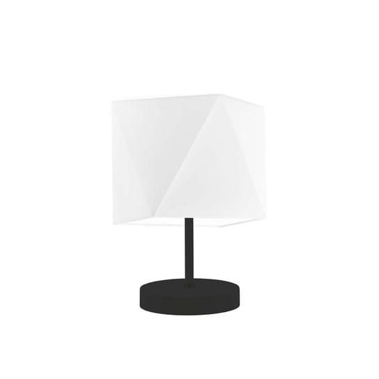 Lampka nocna LYSNE Pasadena, 60 W, E27, biała/czarna, 30x23 cm LYSNE