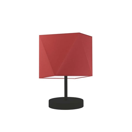 Lampka nocna LYSNE Pasadena, 60 W, E27, czerwona/czarna, 30x23 cm LYSNE