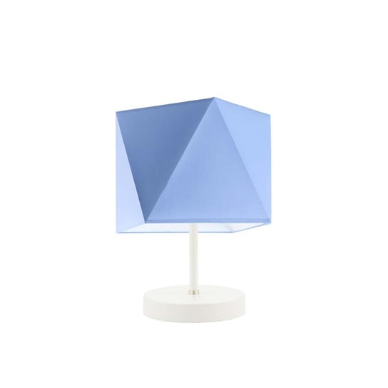 Lampka nocna LYSNE Pasadena, 60 W, E27, niebieska/biała, 30x23 cm LYSNE