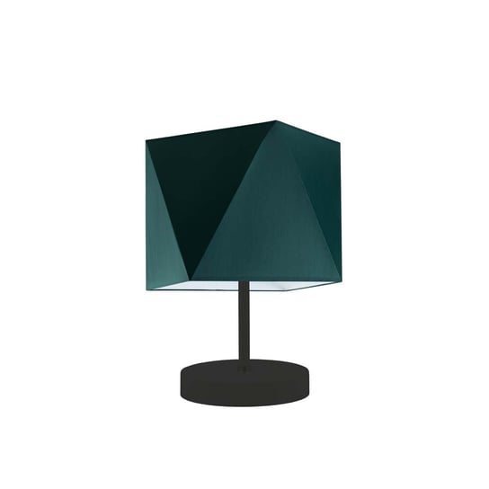 Lampka nocna LYSNE Pasadena, 60 W, E27, zieleń butelkowa/czarna, 30x23 cm LYSNE
