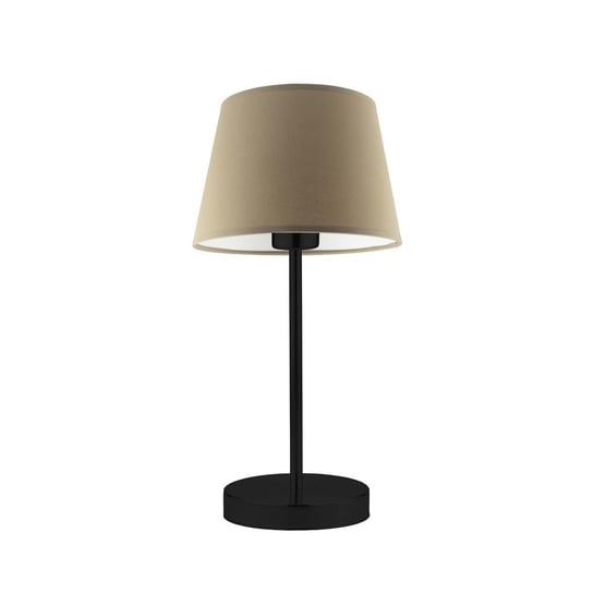 Lampka nocna LYSNE Siena, 60 W, E27, beżowa/czarna, 41,5x19,5 cm LYSNE