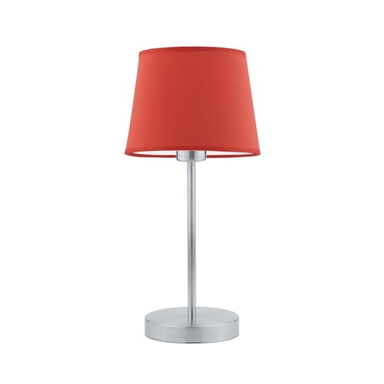 Lampka nocna LYSNE Siena, 60 W, E27, czerwona/srebrna, 41,5x19,5 cm LYSNE