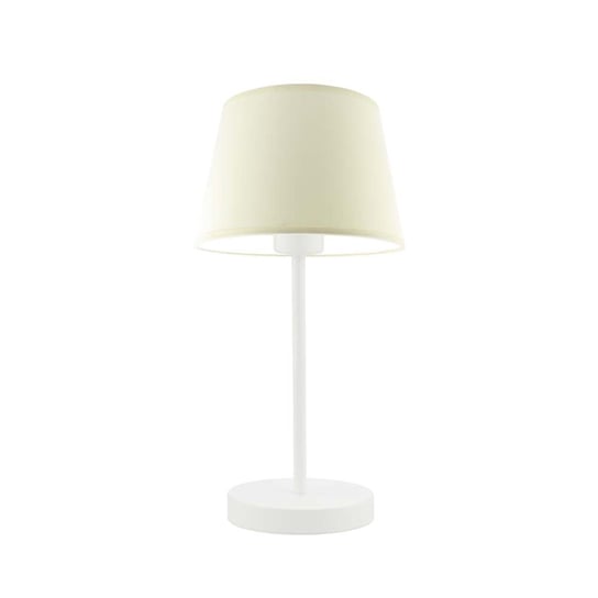 Lampka nocna LYSNE Siena, 60 W, E27, ecru/biała, 41,5x19,5 cm LYSNE