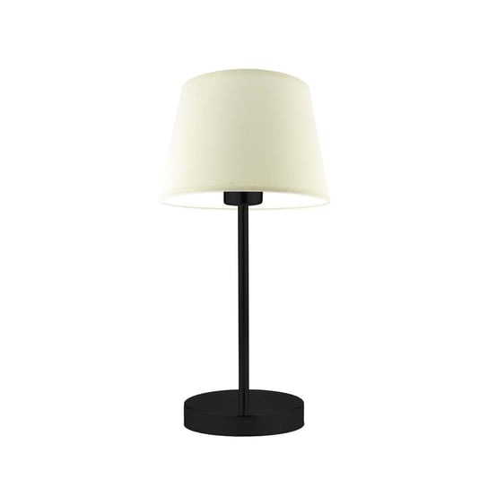 Lampka nocna LYSNE Siena, 60 W, E27, ecru/czarna, 41,5x19,5 cm LYSNE