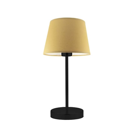 Lampka nocna LYSNE Siena, 60 W, E27, musztardowa/czarna, 41,5x19,5 cm LYSNE