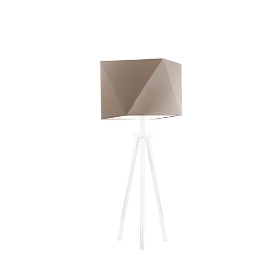 Lampka nocna LYSNE Soveto, 60 W, E27, beżowa/biała, 50x23 cm LYSNE