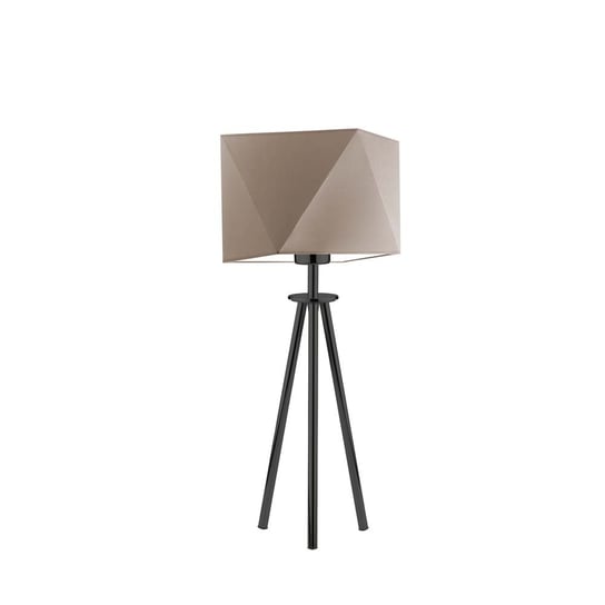 Lampka nocna LYSNE Soveto, 60 W, E27, beżowa/czarna, 50x23 cm LYSNE