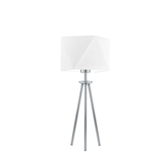 Lampka nocna LYSNE Soveto, 60 W, E27, biała/srebrna, 50x23 cm LYSNE