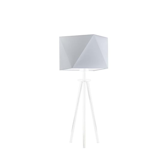 Lampka nocna LYSNE Soveto, 60 W, E27, jasnoszara/biała, 50x23 cm LYSNE
