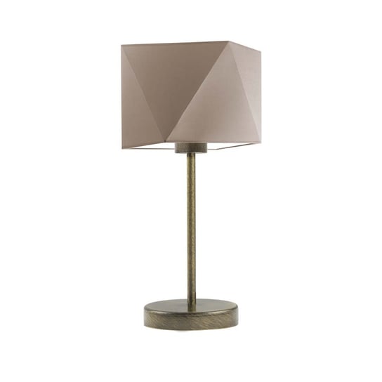 Lampka nocna LYSNE Wuhu, 60 W, E27, beżowa/złota, 43x23 cm LYSNE