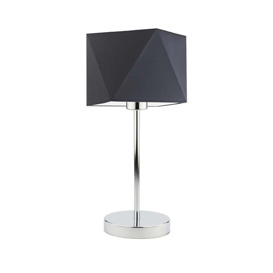 Lampka nocna LYSNE Wuhu, 60 W, E27, grafitowa/chrom, 43x23 cm LYSNE