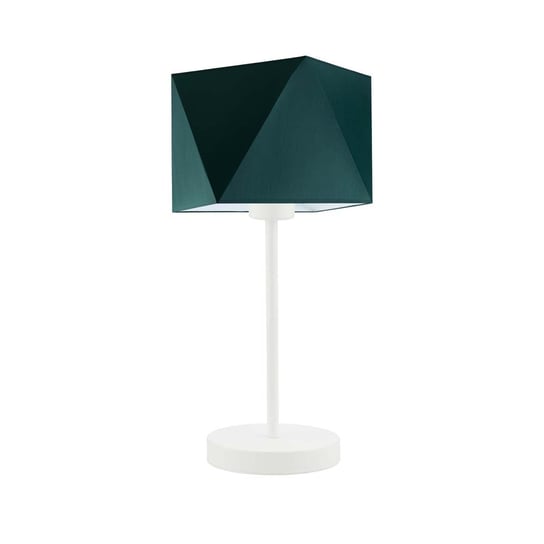 Lampka nocna LYSNE Wuhu, 60 W, E27, zieleń butelkowa/biała, 43x23 cm LYSNE