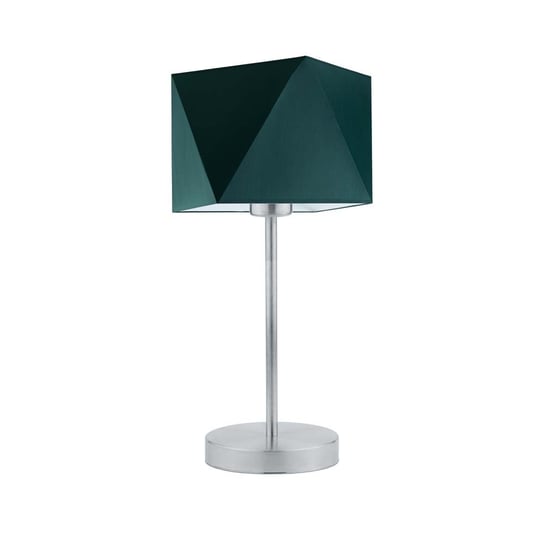 Lampka nocna LYSNE Wuhu, 60 W, E27, zieleń butelkowa/srebrna, 43x23 cm LYSNE