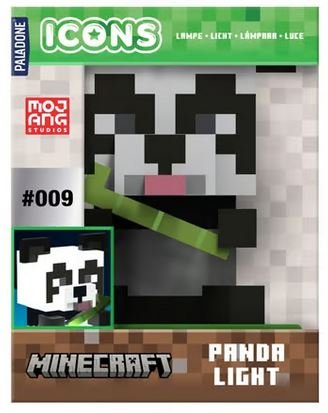 Lampka nocna Minecraft Panda dla dzieci do sypialni Prezent 11 cm Paladone