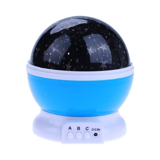 LAMPKA NOCNA projektor gwiazd 2w1 USB niebieska | gwiazdy | LED | RGB ikonka