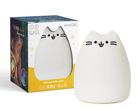 Lampka nocna silikonowa INNOGIO GIOkitty Midi Innogio