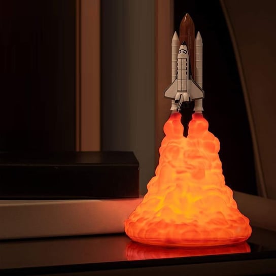 Lampka nocna, startująca rakieta NASA I Hedo