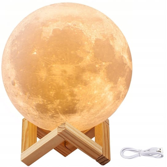 Lampka Nocna Świecący Księżyc 3D Moon Light 8Cm VERK GROUP