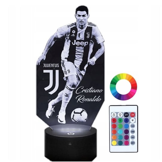 Lampka Nocna z Imieniem Cristiano Ronaldo 3D LED Plexido