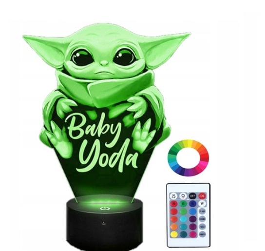 Lampka Nocna Z Imieniem Mandalorian Baby Yoda Plexido