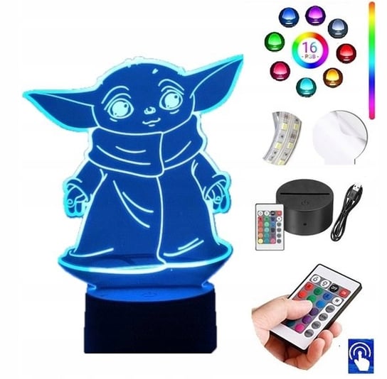 Lampka Nocna z Imieniem Mandalorian Baby Yoda Star Wars Plexido