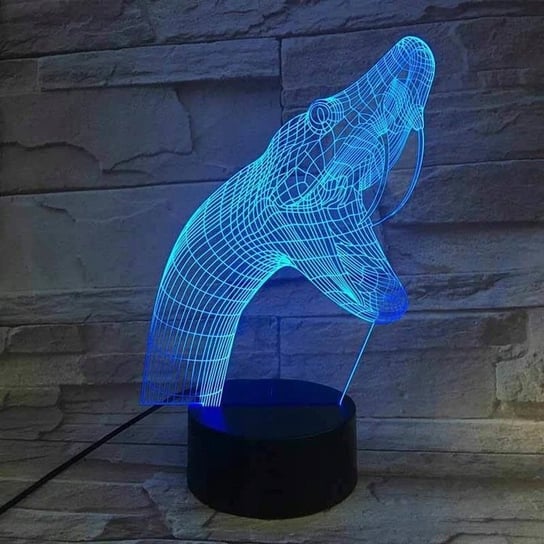 Lampka Nocna z Imieniem Wąż Kobra 3D Led Grawer Plexido