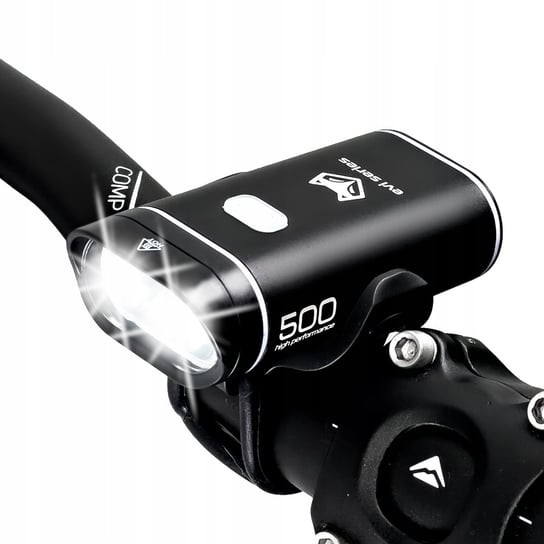 Lampka rowerowa EVI iLIGHT V500+ przednia latarka LED na USB EVI