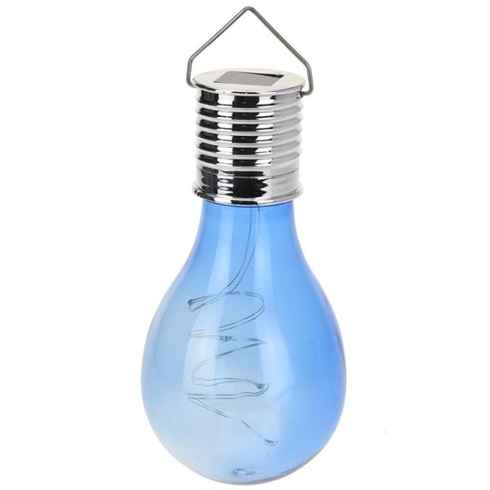 Lampka solarna LED QUBUSS, niebieska, 7,5 cm QUBUSS