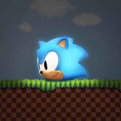 Lampka Sonic The Hedgehog - Głowa (Wym: 12,5X14,5X13,5 Cm) MaxiProfi