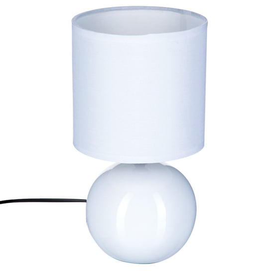 Lampka stojąca ATMOSPHERA Boule, biała, 25x13 cm Atmosphera