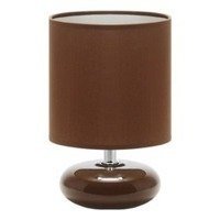 Lampka stołowa ceramiczna PATI BROWN, E14 brązowa, 3145 Struhm Struhm
