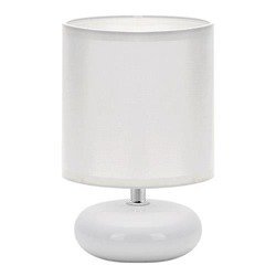 Lampka stołowa ceramiczna PATI WHITE, E14 biała, 3143 Struhm Struhm