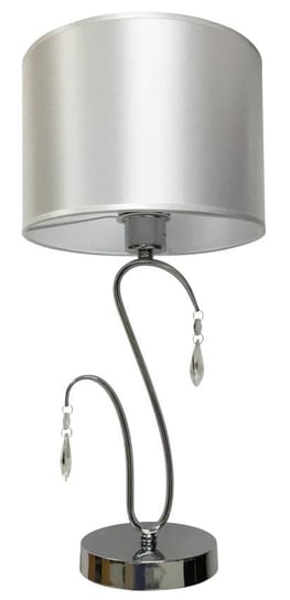 Lampka stołowa chrom/biała Carmen 41-40602 Candellux Lighting