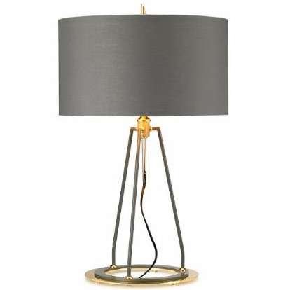 LAMPKA stołowa FERRARA-TL-GPG Elstead metalowa LAMPA stojąca na biurko polerowany złoty szara ELSTEAD LIGHTING