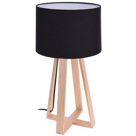 Lampka stołowa, HOME, 50x26 cm, czarna Home Styling Collection