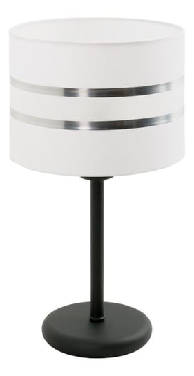 Lampka stołowa LAMPEX Fabio, 40 W, czarna, 38x20 cm Lampex