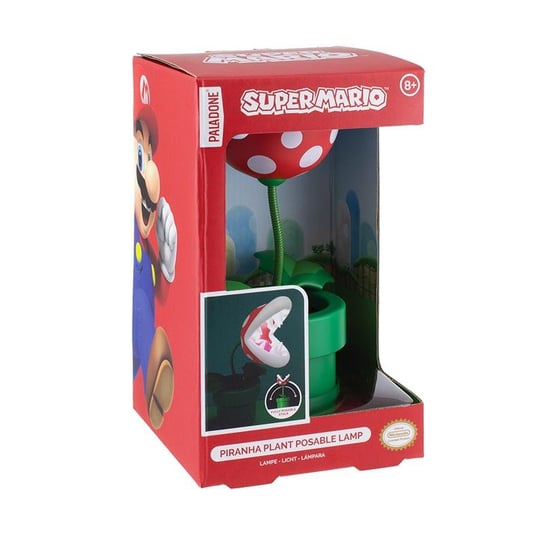 Lampka Super Mario mini pirania (wysokość: 21,3 cm) Paladone