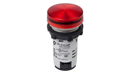 Lampka sygnalizacyjna 22mm czerwona 230-240V AC LED XB7EV04MP Schneider Electric