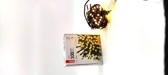 Lampki choinkowe, 100 LED, 5m, barwa ciepła biała Inna marka