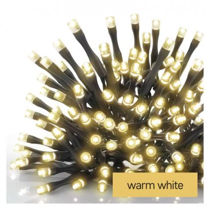 Lampki Choinkowe Standard - Łańcuch 100 Led 10M Ciepła Biel Emos