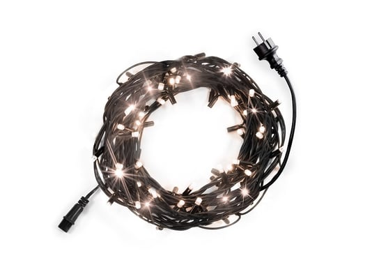 Lampki choinkowe z dodatkowym gniazdem BULINEX, 100 diod LED, 9,9 m, barwa ciepła biała/ciepła biała flesz. Bulinex