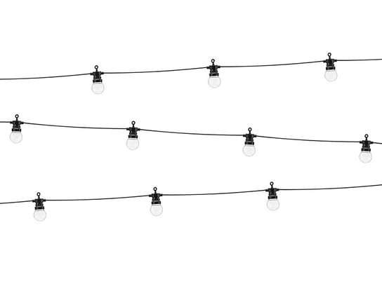 Lampki dekoracyjne LED, czarny, 5 m PartyDeco