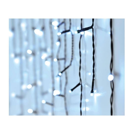 Lampki Led Sople 180 Led Zimne Białe 6M Kurtyna H&S Decoration