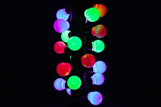Lampki ogrodowe JOYLIGHT 20 LED, kolorowe, 17,5 m JOYLIGHT